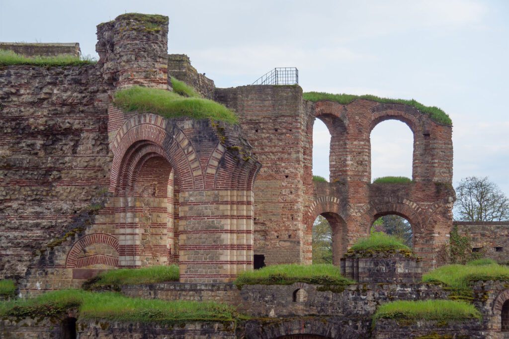 old Roman bath in Trier Germany