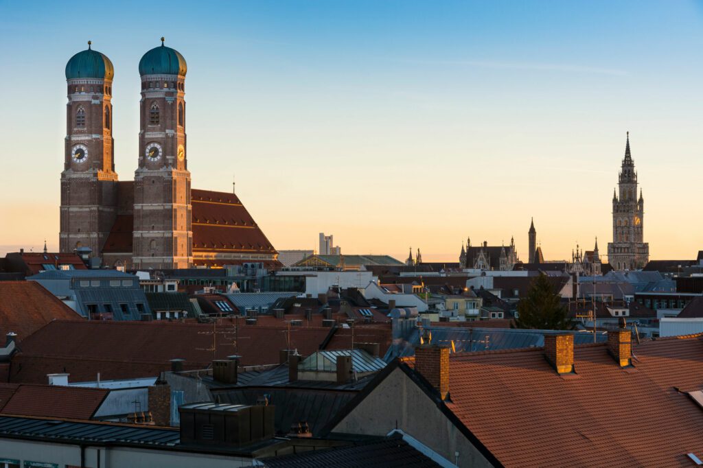 The Frauenkirche, most memorable landmark in Munich's skyline