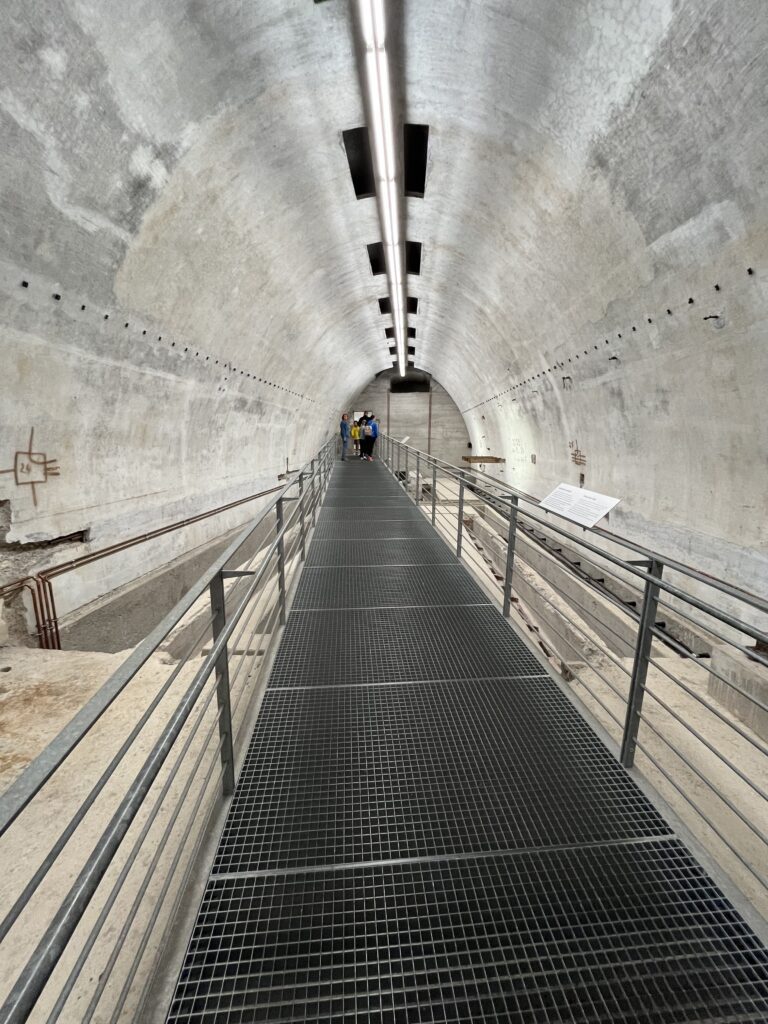 a tunnel - part of the documentation center exhibit at Eagle's Nest  in Berchtesgaden