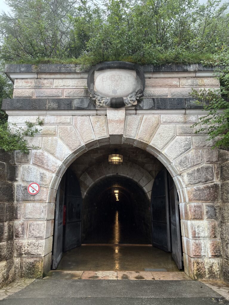 gate for the tunnel leading to Eagle's Nest in Berchtesgaden